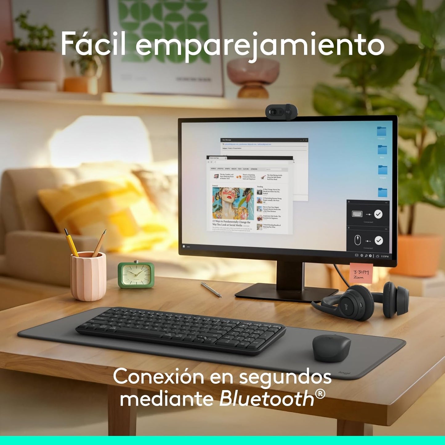 Teclado Inalámbrico Bluetooth Logitech K250