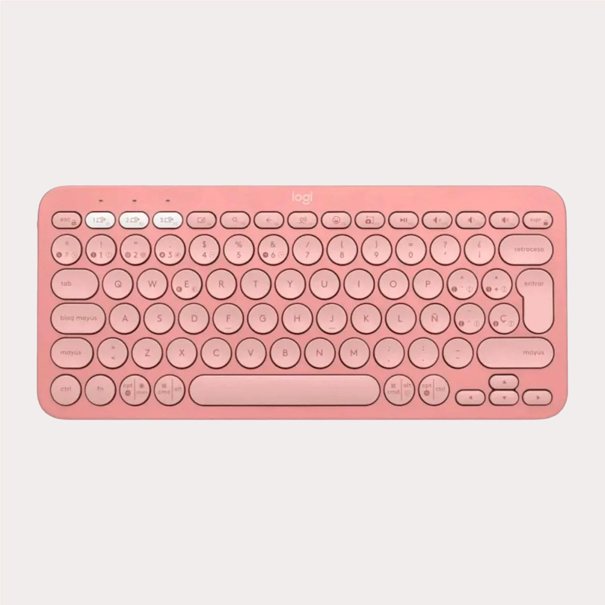Teclado Inalámbrico Bluetooth Pebble Keys 2 K380s