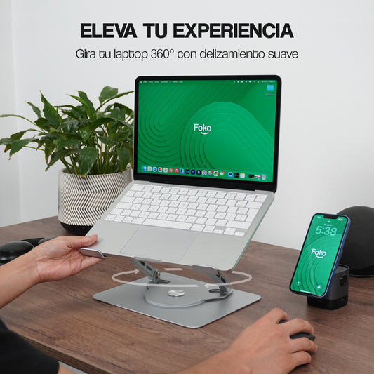 Soporte Giratorio Premium para Laptop
