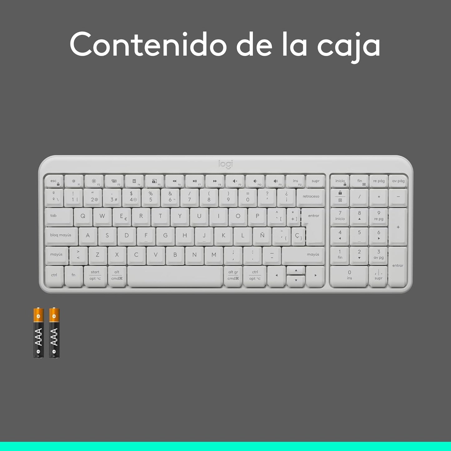 Teclado Inalámbrico Bluetooth Logitech K250