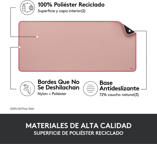 Deskpad Anti-salpicadura 300x700mm (Rosa)