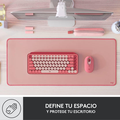 Deskpad Anti-salpicadura 300x700mm (Rosa)