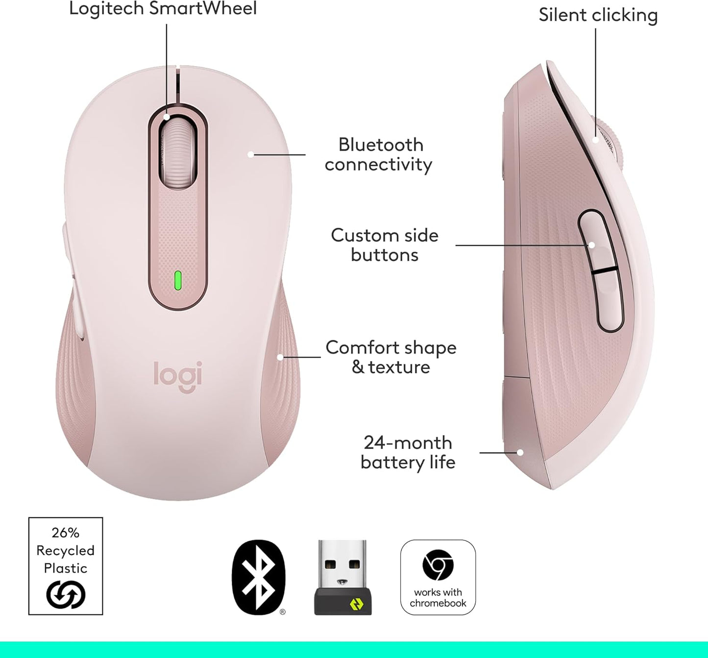 Mouse Inalámbrico M650