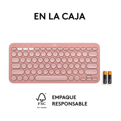 Teclado Inalámbrico Bluetooth Pebble Keys 2 K380s