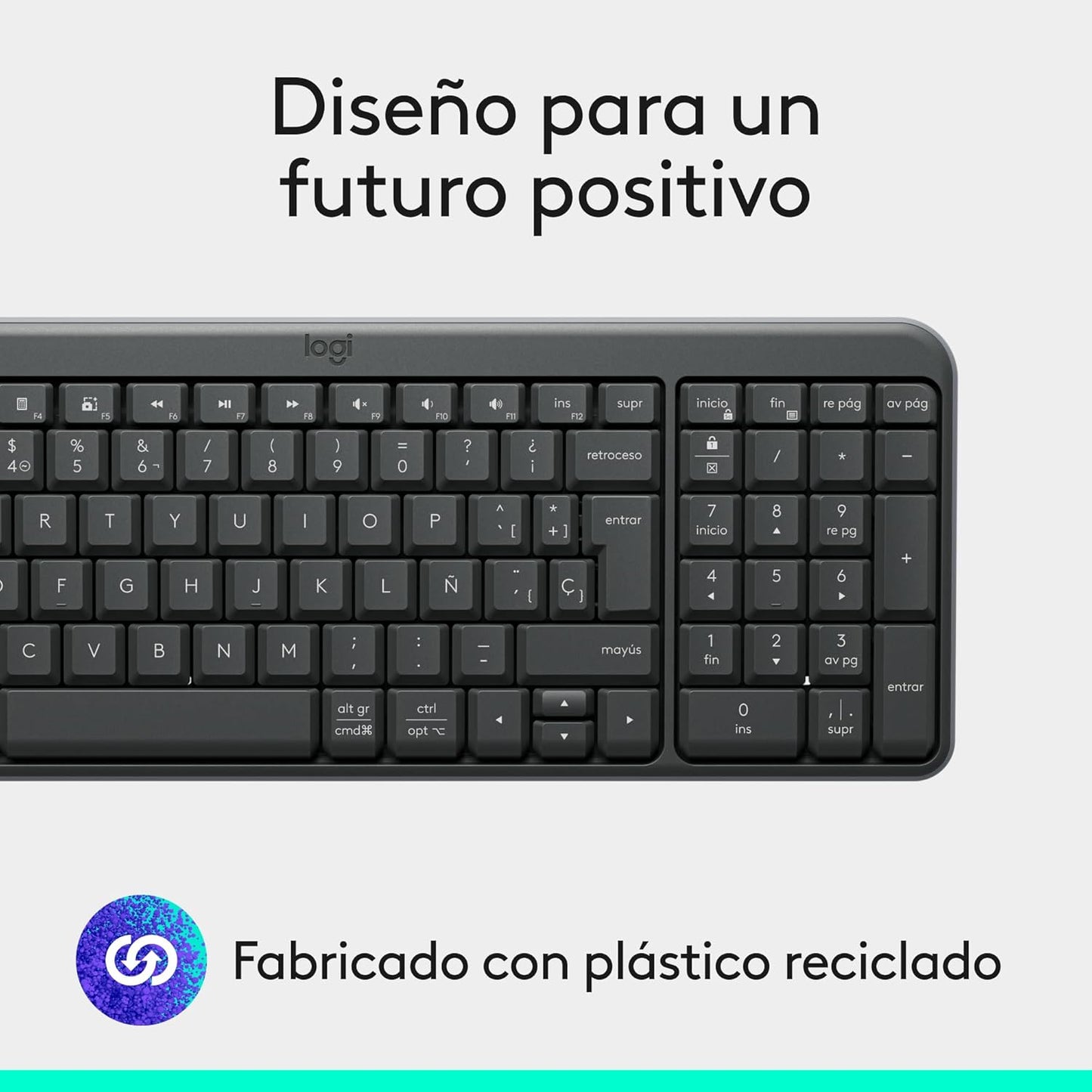 Teclado Inalámbrico Bluetooth Logitech K250