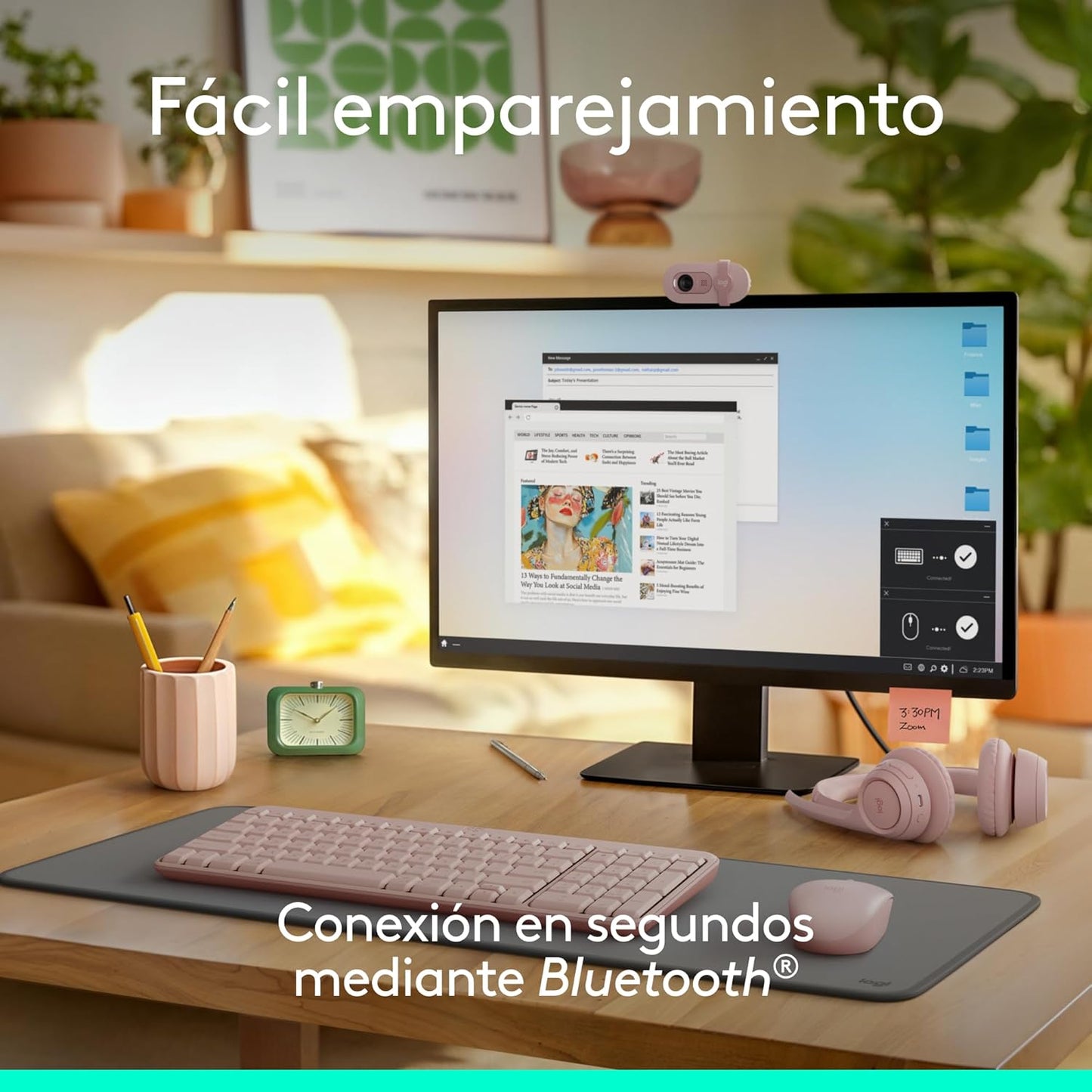 Teclado Inalámbrico Bluetooth Logitech K250