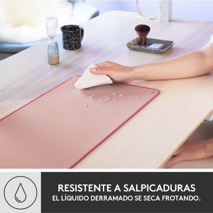 Deskpad Anti-salpicadura 300x700mm (Rosa)