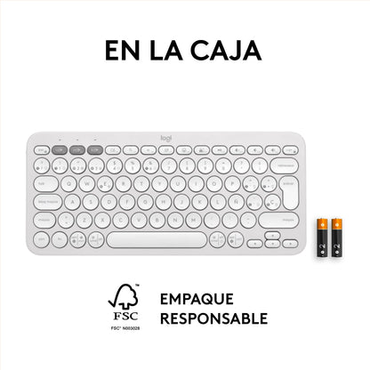 Teclado Inalámbrico Bluetooth Pebble Keys 2 K380s