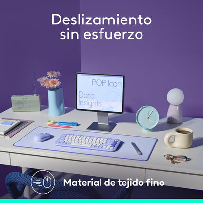 Deskpad Anti-salpicadura 300x700mm (Lila)