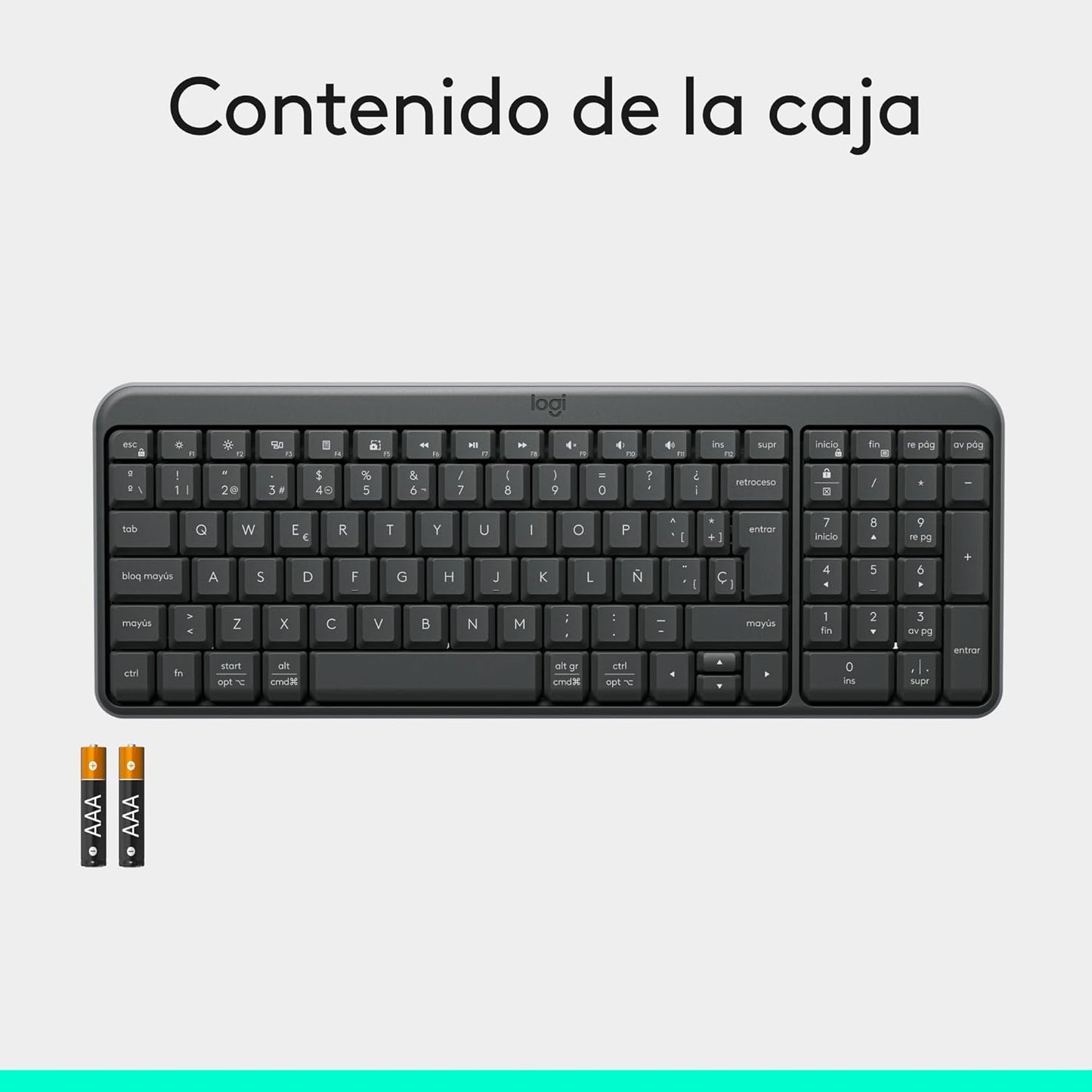 Teclado Inalámbrico Bluetooth Logitech K250
