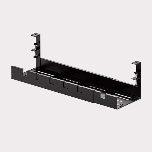 Bandeja Ajustable para Organización de Cables Bajo Escritorio