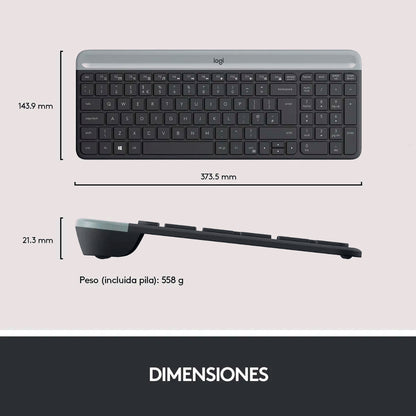 Teclado + Mouse Inalámbrico Logitech MK470