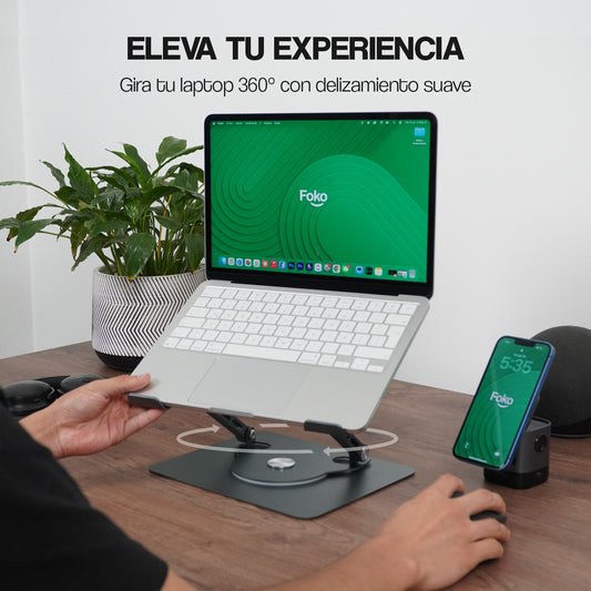 Soporte Giratorio Premium para Laptop