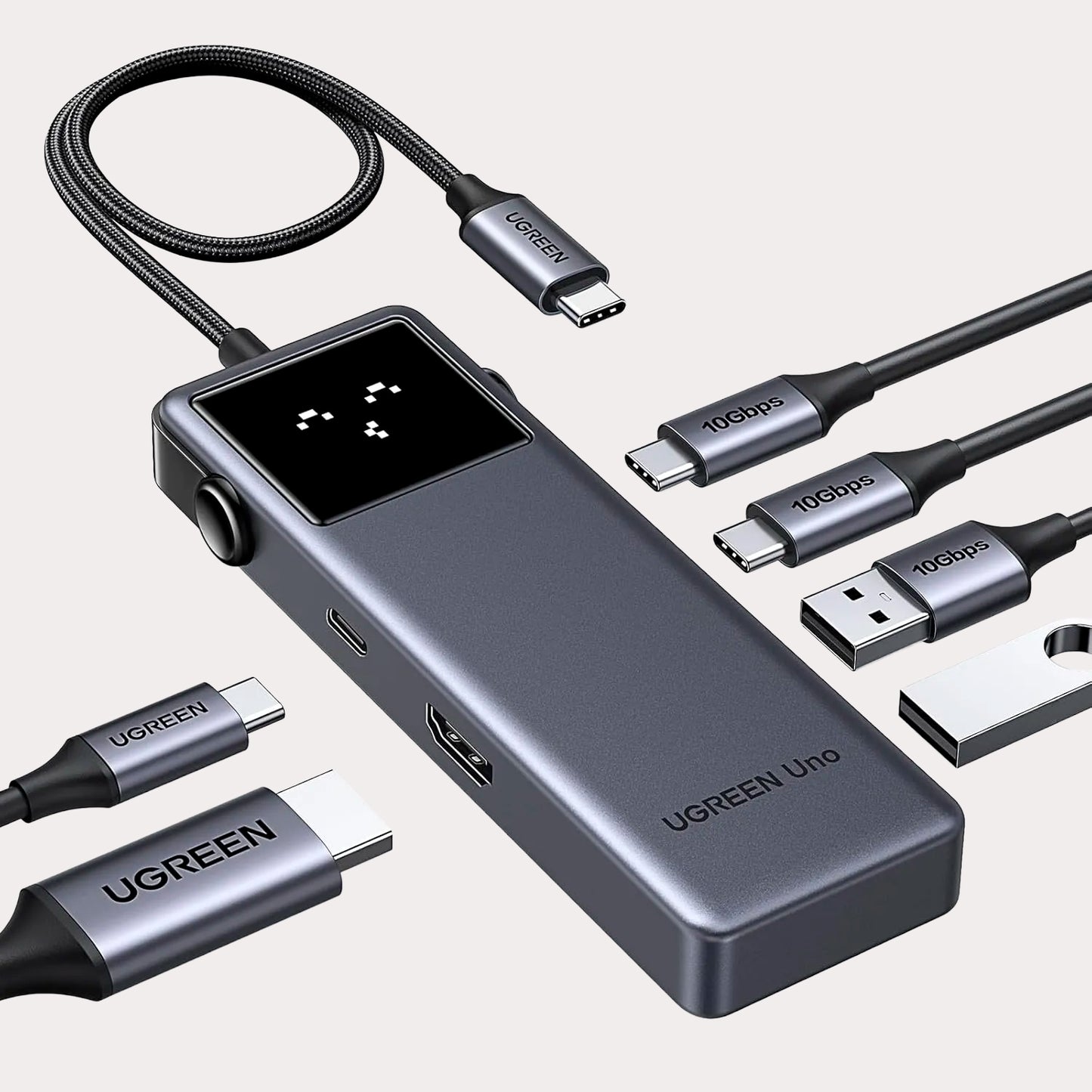Adaptador Hub USB-C 6 en 1